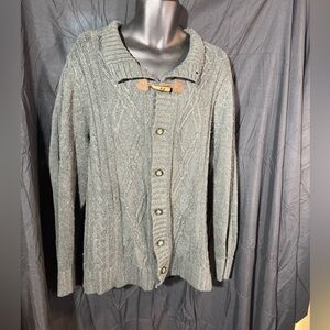 Mens, Nice, cozy sweater/cardigan HAGGAR XXL